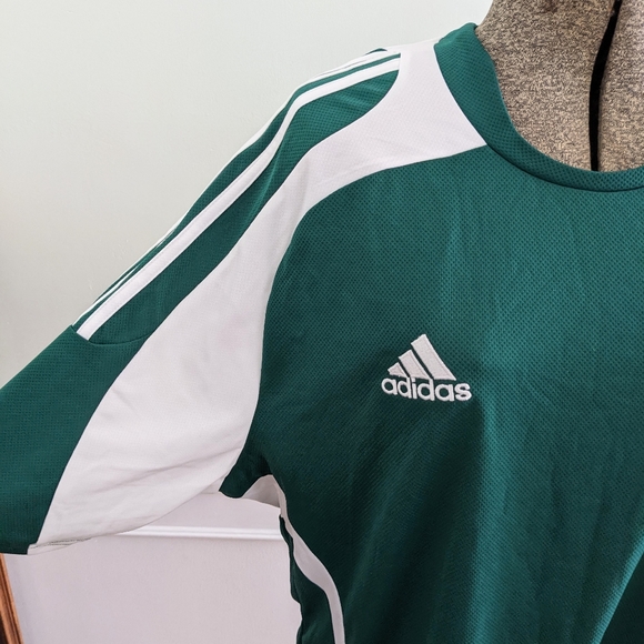 Adidas Green Soccer Style Clima365 T-shirt. Men's Size XL - Picture 3 of 6